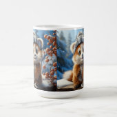 Rufus – 愛らしい赤いパンダ モーフィングマグカップ (中央)