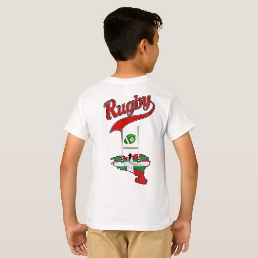 Rugby Basque Tシャツ (裏面フル)