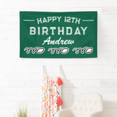 Rugby Birthday party banner for kid's celebration 横断幕 (インサイチュ)