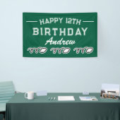 Rugby Birthday party banner for kid's celebration 横断幕 (トレードショー)