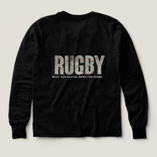 RUGBY - Built for battle, born for rugby. (デザイン背面)