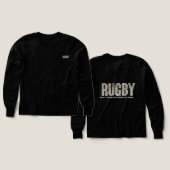 RUGBY - Built for battle, born for rugby. (デザイン 正面&背面)