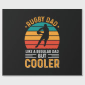 Rugby Dad ラッピングペーパー (フラット)