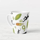 Rugby game are on カフェラテマグ (左アングル)