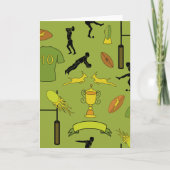 Rugby game are on カード (正面)