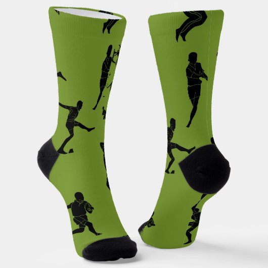 Rugby game are on ソックス (傾斜あり)