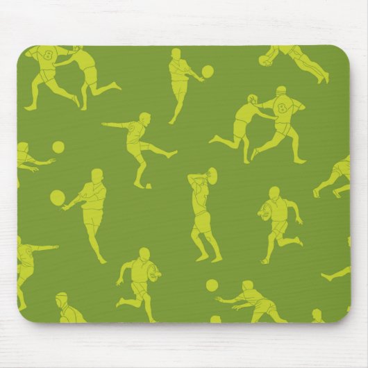 Rugby game are on マウスパッド (正面)