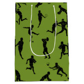 Rugby game are on ミディアムペーパーバッグ (裏面)