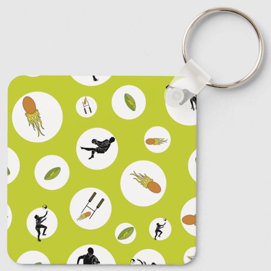 Rugby game are on Keyring to success  キーホルダー (裏面)