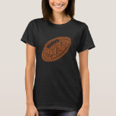 Rugby Game Typography  Rugby Player  Coach Mom Dad Tシャツ (正面)