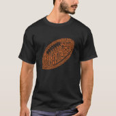 Rugby Game Typography  Rugby Player  Coach Mom Dad Tシャツ (正面)