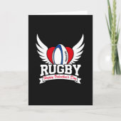 Rugby Love Valentines Day Card カード (正面)