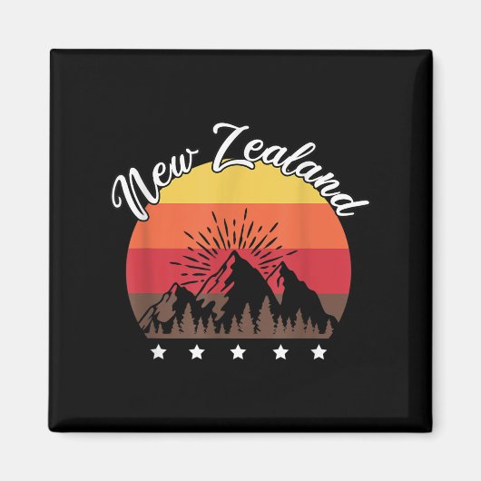 Rugby Lover Kiwi Gift New Zealand マグネット (正面)