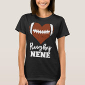 Rugby Nene Heart  Rugby Player Nene Tシャツ (正面)