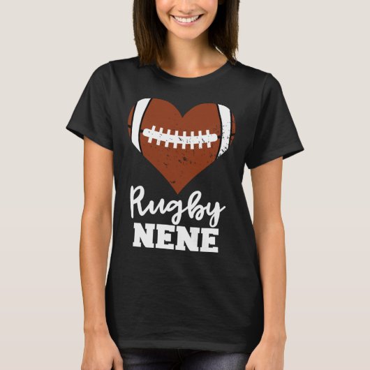 Rugby Nene Heart  Rugby Player Nene Tシャツ (正面)