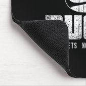 Rugby No Helmet No Pads Just Shirt - Funny Rugby Q マウスパッド (コーナー)