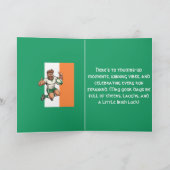 Rugby Player Leaping カード (内部)