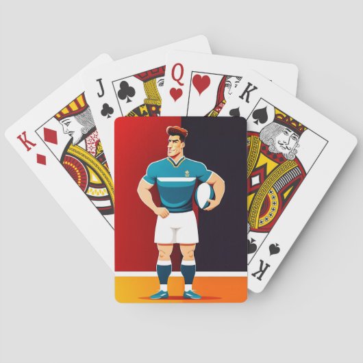 Rugby Player - Playing Cards トランプ (裏面)