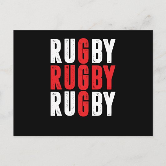 Rugby Player Rugby Team Rugby Football Gift ポストカード (正面)