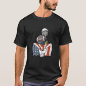 Rugby Player with American Flag Premium Tシャツ (正面)