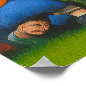 Rugby Ruck - Art On Canvas Print ポスター (角)