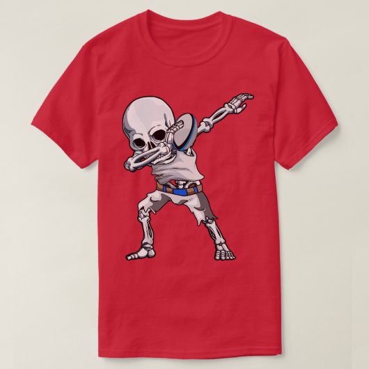 Rugby Skeleton Halloween Men Boys Kids Halloween C Tシャツ (デザイン正面)