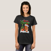 Rugby Sports   Xmas Decorations Santa Rugby Christ Tシャツ (正面フル)