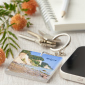 Rügenのチョーク崖 キーホルダー (正面右)