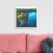 Rugged Beauty: A Peninsula's Edge キャンバスプリント (インサイチュ (リビング))