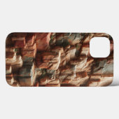 Rugged Canyon Rock Texture Phone Case - Earthy Red Case-Mate iPhoneケース (裏面 (横))