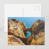 Rugged Lagos, Algarve, Portugal ポストカード (正面/裏面)