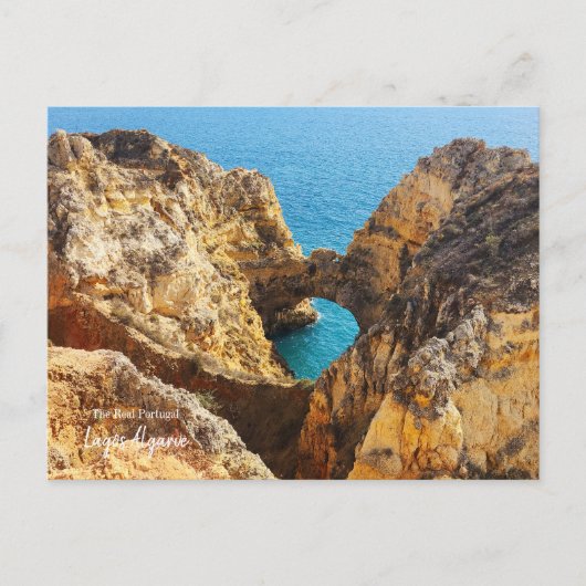 Rugged Lagos, Algarve, Portugal ポストカード (正面)