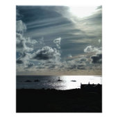 Rugged Land's End Cliffs, Cornwall Landscape フォトプリント (正面)