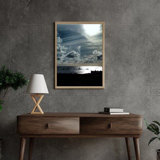 Rugged Land's End Cliffs, Cornwall Landscape フォトプリント