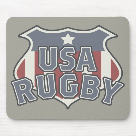 Ruggershirts米国のラグビーのマウスパッド マウスパッド (正面)