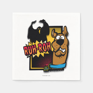 Ruh Roh Scooby-Dooおよび幽霊 スタンダードカクテルナプキン