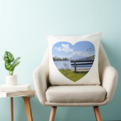 Ruheplatz am See – Zierkissen mit Naturmotiv クッション (椅子)