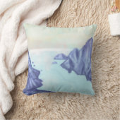 Ruhiger Morgen über dem Fjord  クッション (ブランケット)