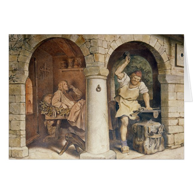 Ruhla、c.1854の鍛治屋 (正面横)