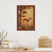 Ruhuangbao 茹黄豹 ～グレイハウンド～ジュゼッペカスティリオーネ～ ポスター (キッチン)