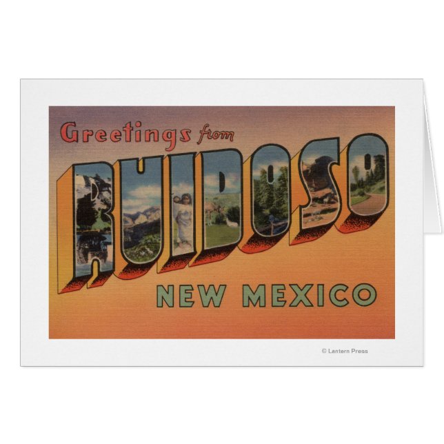 Ruidoso, New Mexico – ラージレターシーン (正面横)