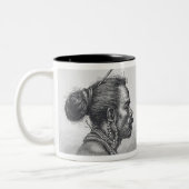 Rukの島の人 ツートーンマグカップ (左)