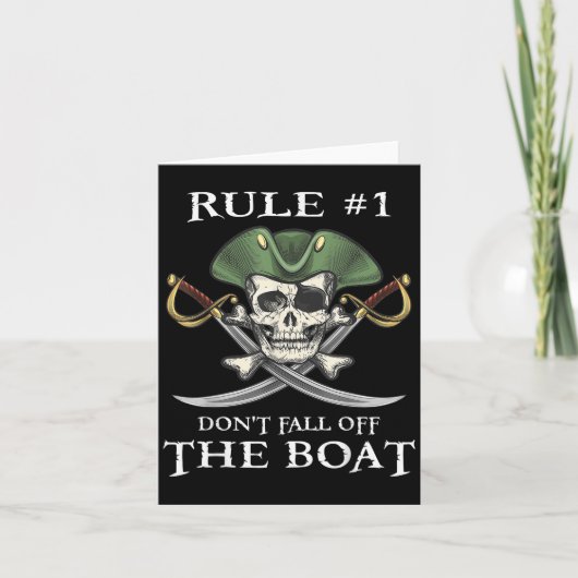 Rule #1 Don't Fall Off The Boat Cruise Rate Party カード (正面)