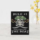 Rule #1 Don't Fall Off The Boat Cruise Rate Party カード (黄色い花)