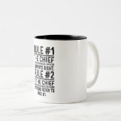 Rule#1 The Chief Human Resources officer Is Funny ツートーンマグカップ (正面右)