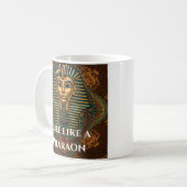 Rule Like a Pharaoh Mug – Ancient Egyptian Pharaoh コーヒーマグカップ (正面左)