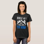 Rule Number One Don't Fall Off The Roof Roofing Co Tシャツ (正面フル)