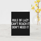 Rule Of Lazy Can't Reach It Don't Need It, Funny,  カード (黄色い花)