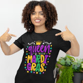 Rule the Parade in Style: Queen of Mardi Gras Tシャツ
