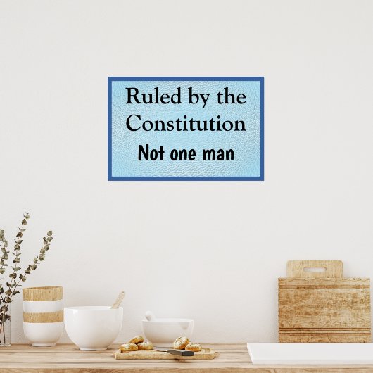 Ruled by the Constitution ポスター (キッチン)